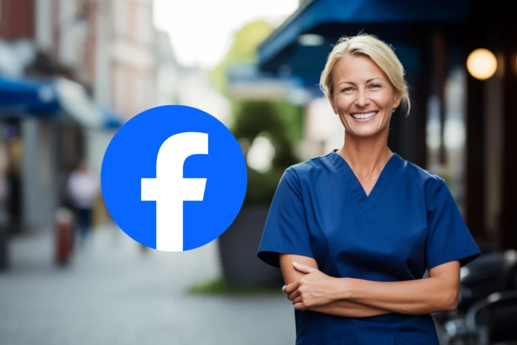 Facebook-annoncering til tandlæger